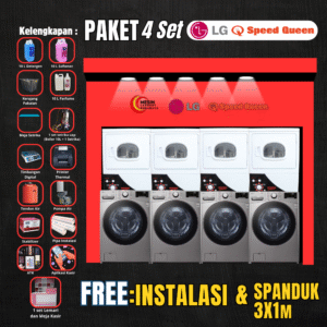 paket 4 set lg20kg & speed queen