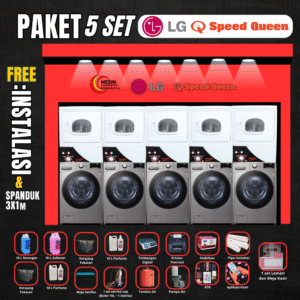 paket 5 set lg20kg & speed queen